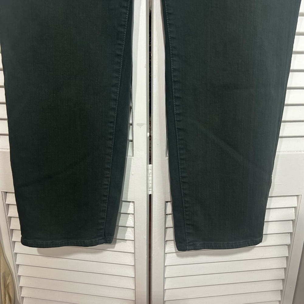 J.Crew Vintage Straight Jeans in Garment Fall Green Dyed Denim Womens Size 35 - Picture 4 of 16
